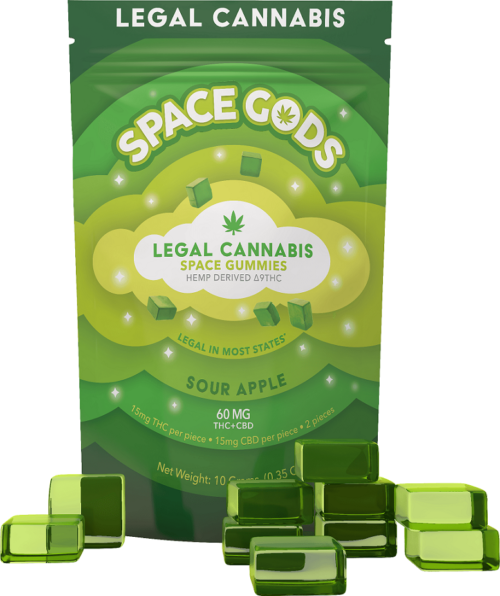 Space Gods - Delta 9 THC + CBD Space Gummies - 300mg