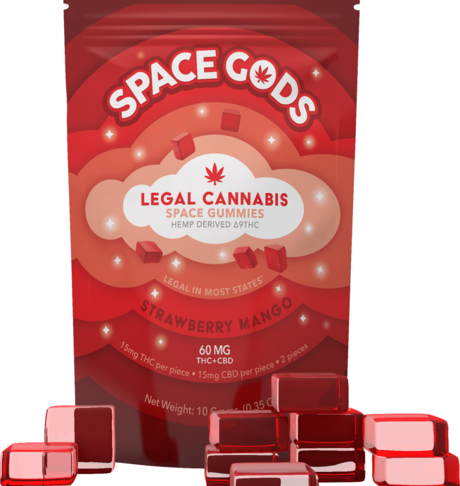 Space Gods - Delta 9 THC + CBD Space Gummies - 300mg - Image 3