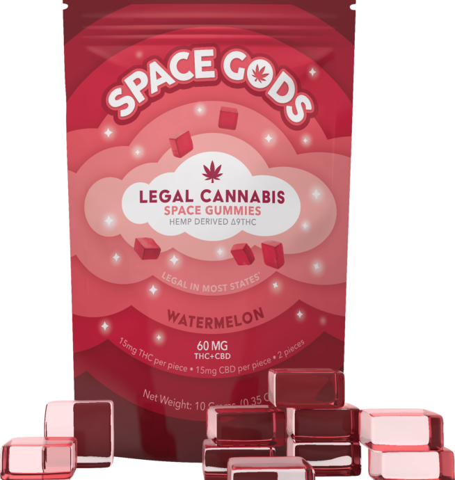 Space Gods - Delta 9 THC + CBD Space Gummies - 300mg - Image 2