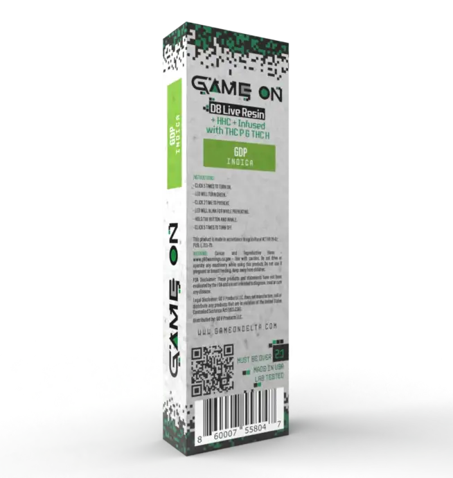 Game On Delta 8 Live Resin Disposable - Image 6