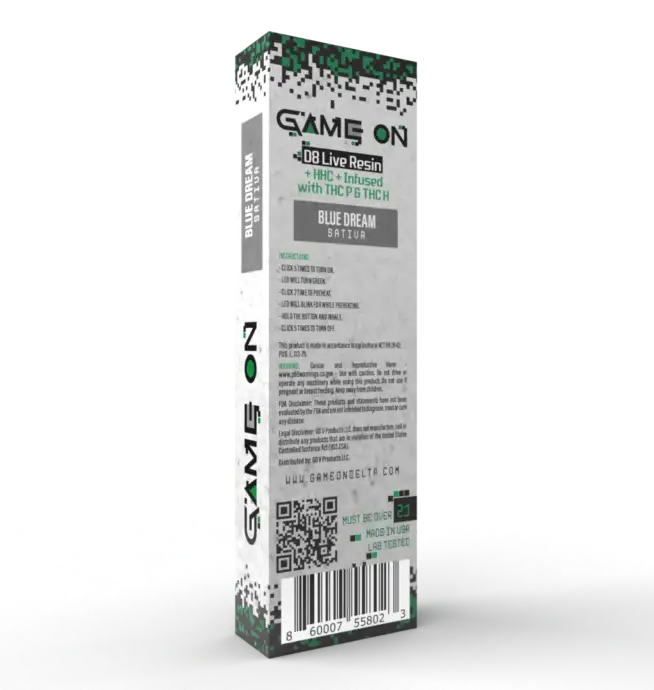 Game On Delta 8 Live Resin Disposable - Image 4