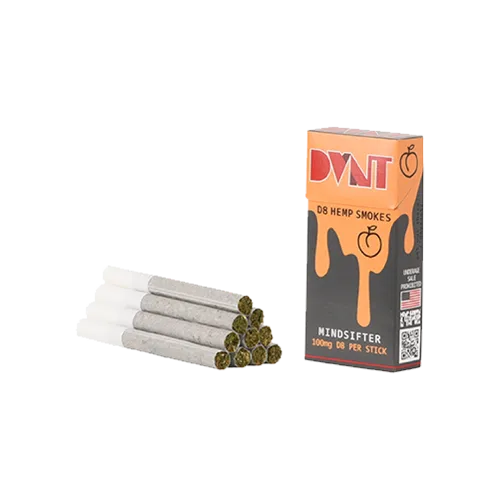 DVNT D8 Hemp Mindsifter Peach Prerolls