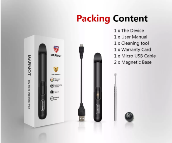 ATMAN Marmot Dry Herb Vaporizer Pen - Image 4