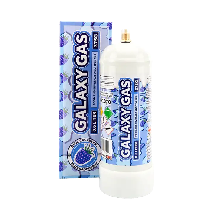 Galaxy Gas Whip Cream Chargers .6L (375g) N20 Nitrous Oxide Tanks