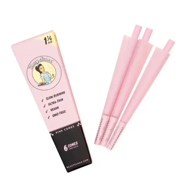 Blazy Susan Pink Pre Rolled Cones