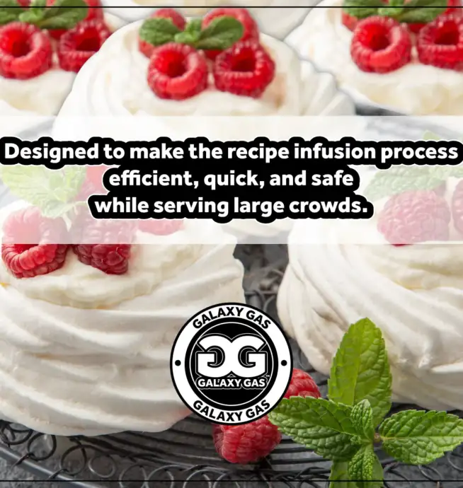 Galaxy Gas Infusion Singles Vanilla Cupcake N2O 8g Whip Cream Chargers Nitrous Oxide - Image 3