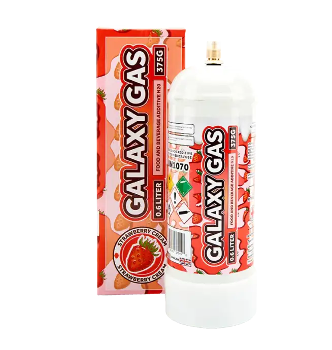 Galaxy Gas Whip Cream Chargers .6L (375g) N20 Nitrous Oxide Tanks - Image 3