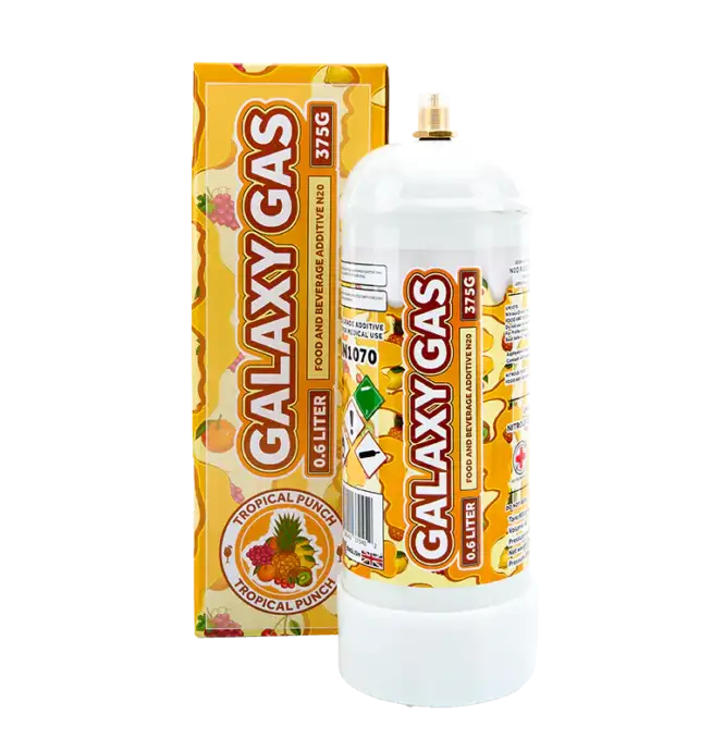 Galaxy Gas Whip Cream Chargers .6L (375g) N20 Nitrous Oxide Tanks - Image 4