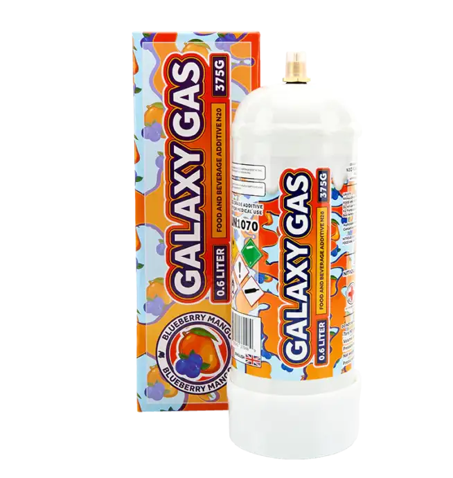 Galaxy Gas Whip Cream Chargers .6L (375g) N20 Nitrous Oxide Tanks - Image 6