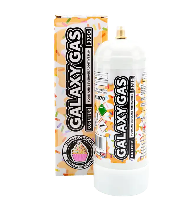 Galaxy Gas Whip Cream Chargers .6L (375g) N20 Nitrous Oxide Tanks - Image 8