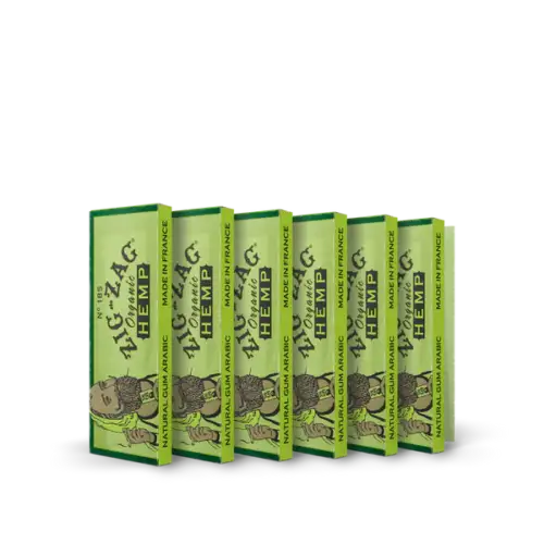 Zig Zag 6 Pack Organic Hemp Papers