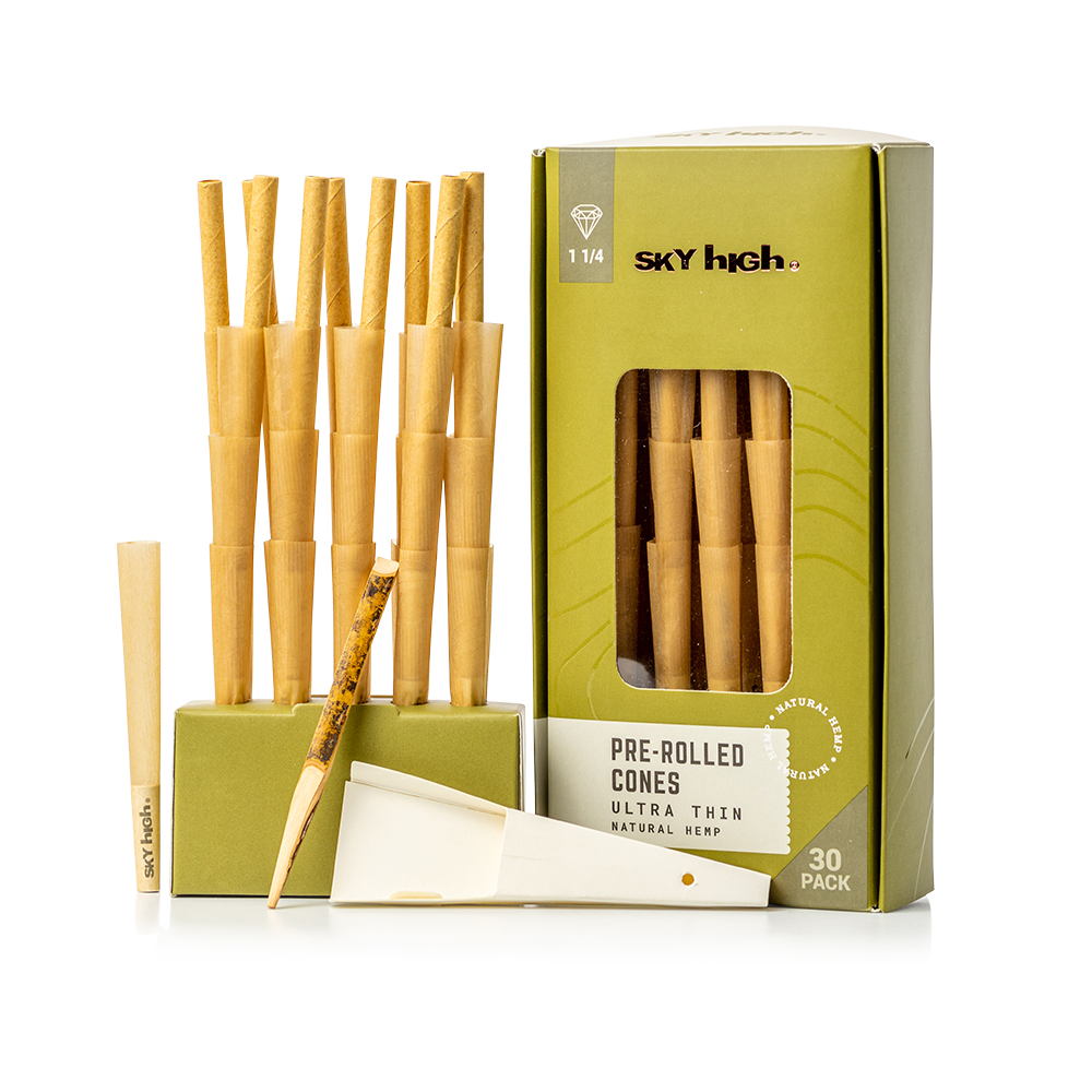 Sky High Natural Hemp Pre-Rolled Cones - Image 2
