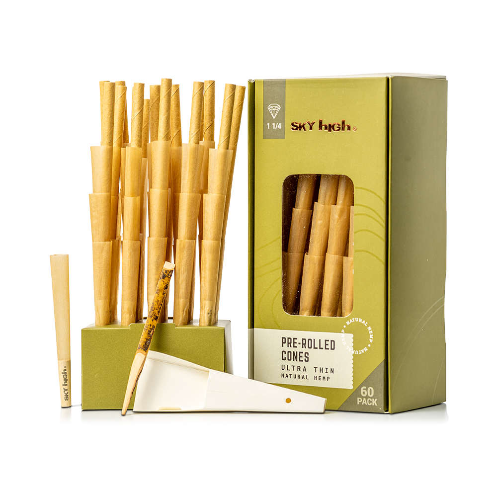 Sky High Natural Hemp Pre-Rolled Cones - Image 3
