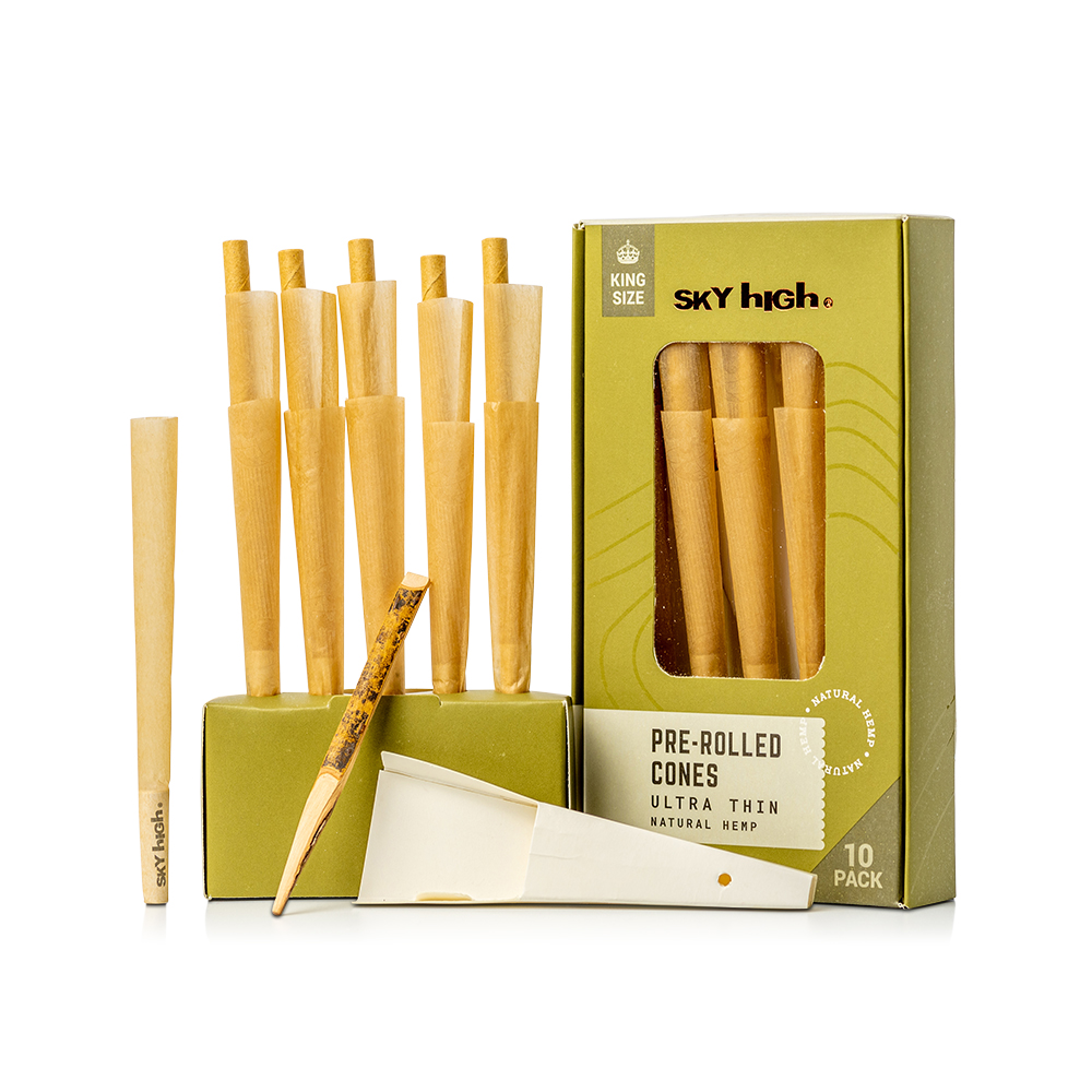 Sky High Natural Hemp Pre-Rolled Cones - Image 4