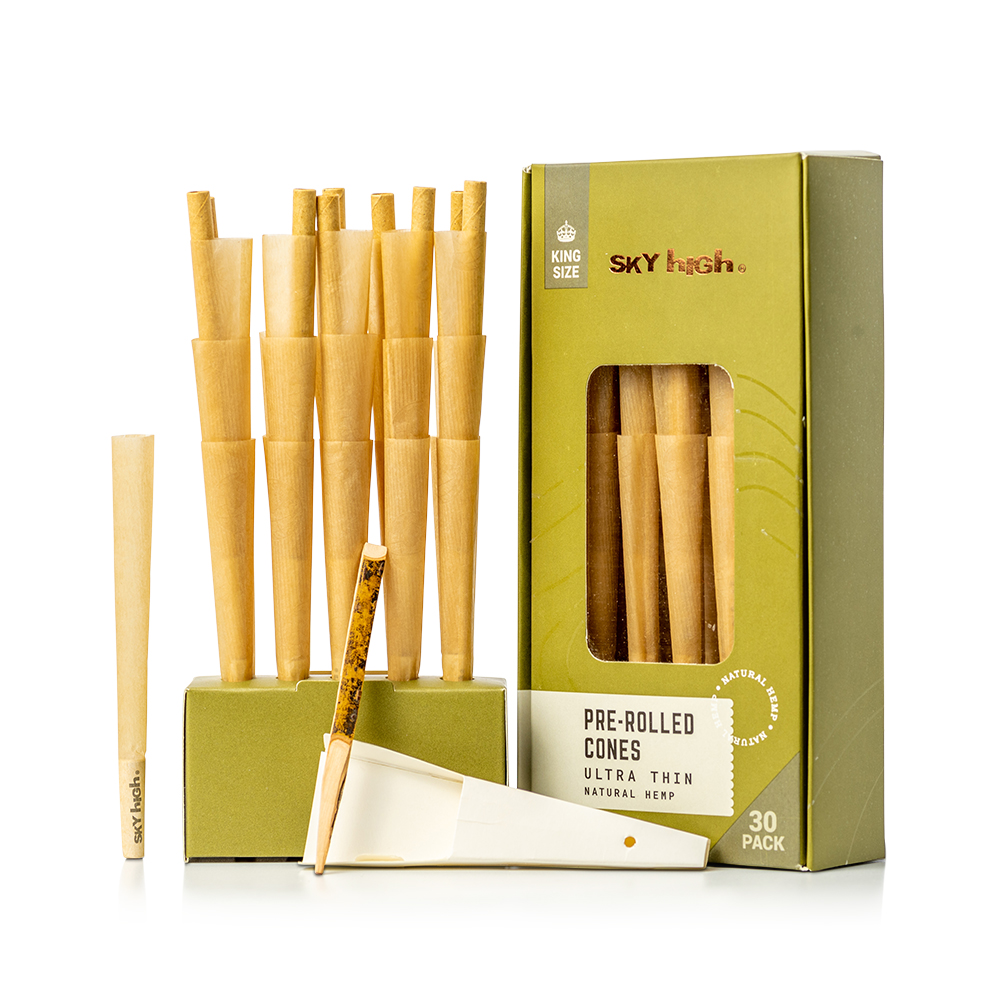Sky High Natural Hemp Pre-Rolled Cones - Image 5
