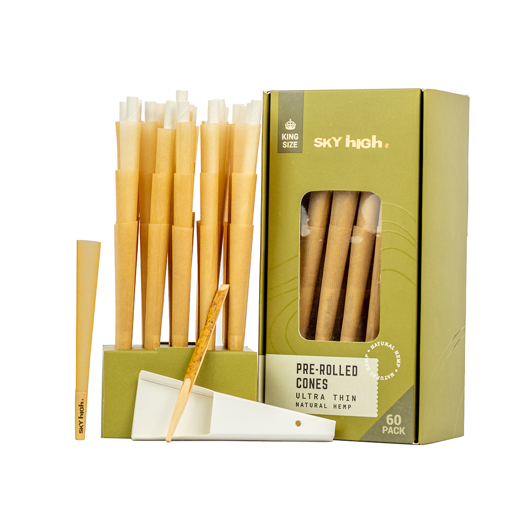 Sky High Natural Hemp Pre-Rolled Cones - Image 6