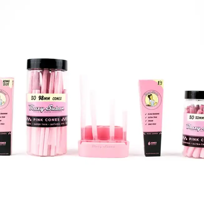 Blazy Susan Pink Pre Rolled Cones - Image 4