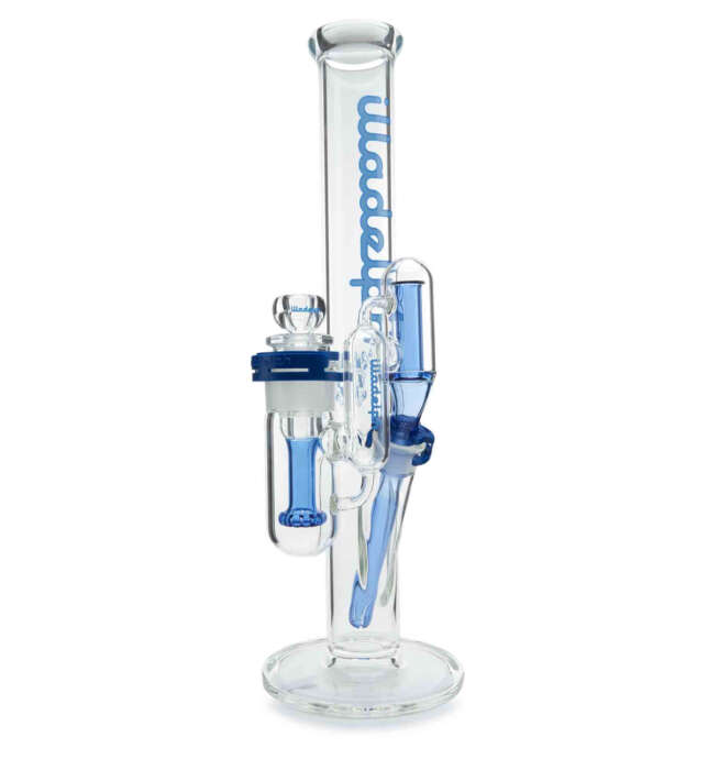 Illadelph Short Straight Tube - Blue w/ashcatcher (HALL OF FAME) - Image 2