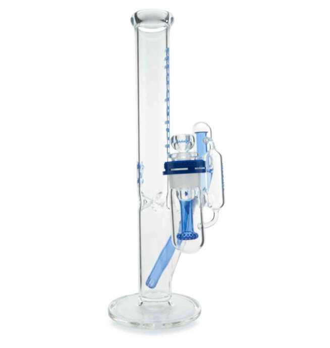Illadelph Short Straight Tube - Blue w/ashcatcher (HALL OF FAME) - Image 4