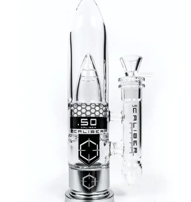 US Caliber .50 Caliber Glass Bong - Image 2