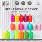 elf bar vape uk Flum Pebble 6000 Puffs Rechargeable Disposable Vape 14mL 5% Nic $14.95